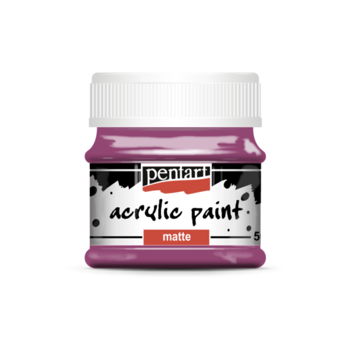 Vopsea acrilica mata, Pentart mov, 50 ml