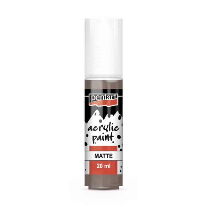 Pentart Matt akrilfesték, vintage barna, 20 ml