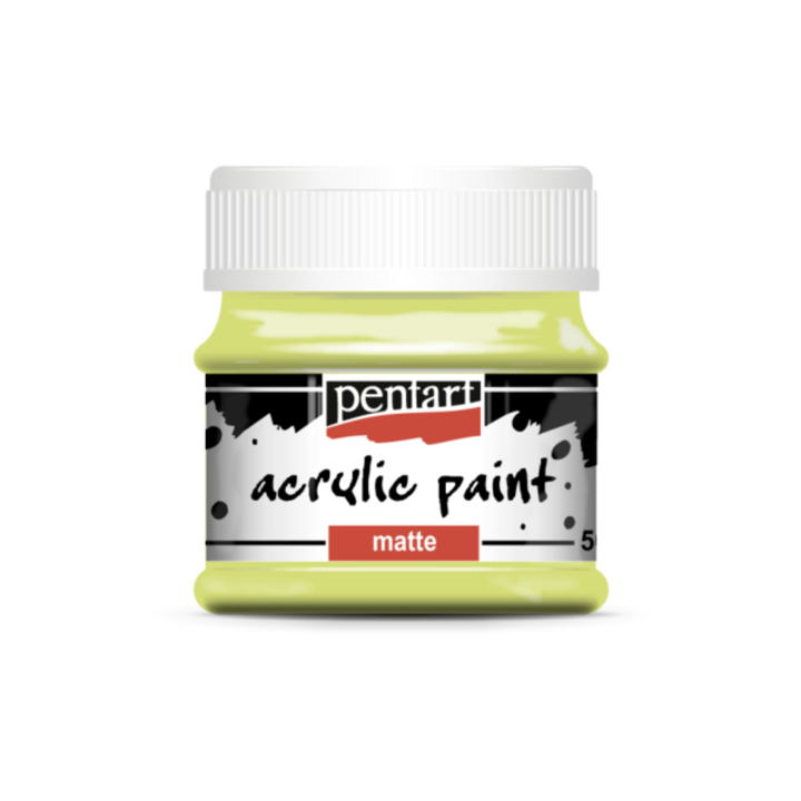 Pentart Matt akrilfesték, limezöld, 50 ml