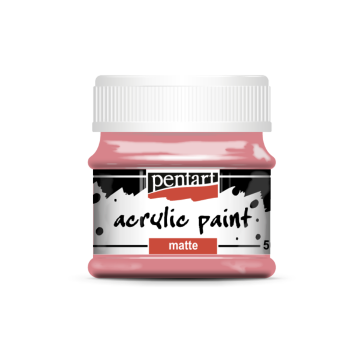 Vopsea acrilica Pentart Matt, punch, 50 ml