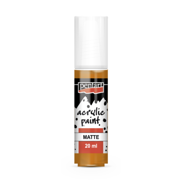 Pentart Matt akrilfesték, sárgásvörös agyag, 20 ml