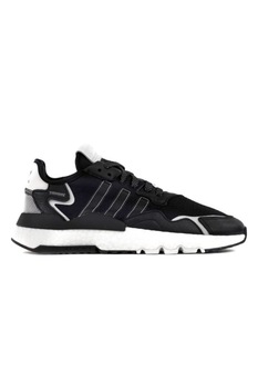 Pantofi sport barbati, Adidas NITE JOGGER FW2055, Piele naturala, 41 EU, Negru Pantofi sport barbati, Adidas NITE JOGGER FW2055, Piele naturala, 41 EU, Negru