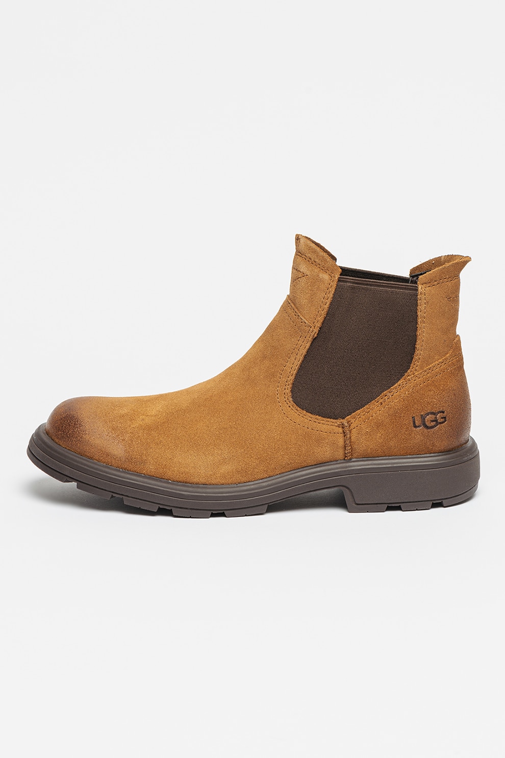 UGG, Ghete Chelsea de piele intoarsa Biltmore, Maro caramel