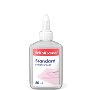 Lipici lichid ErichKrause, transparent, 60 ml Lipici lichid ErichKrause, transparent, 60 ml