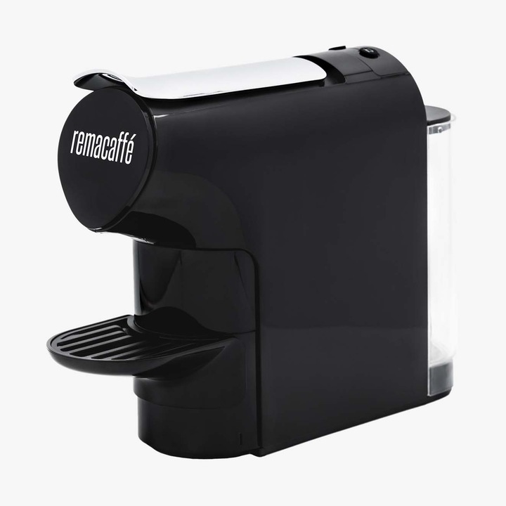 Aparat de cafea, REMACAFFE, Alfa, Compatibil cu capsule Nespresso, Negru