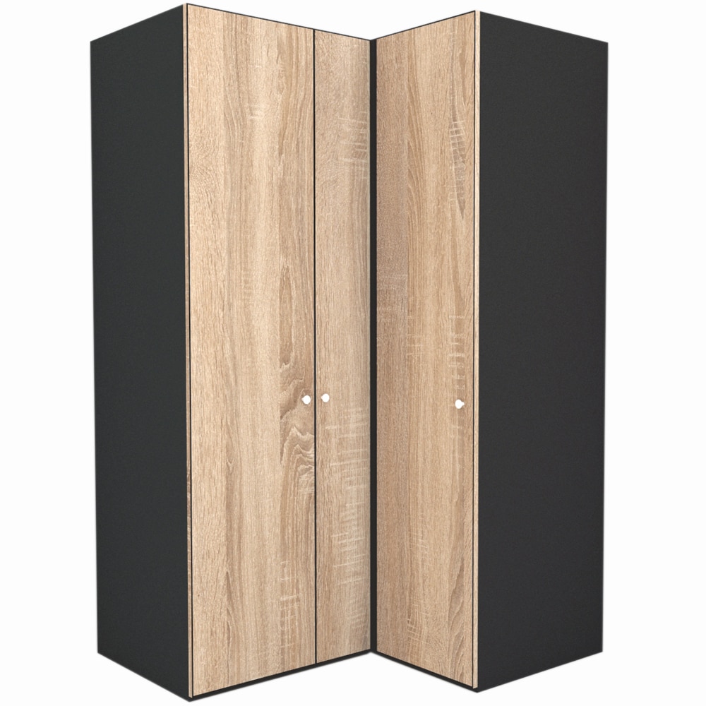 Dulap de Colt Genarom LEX Model B, Decor 3025, 145-117 x 218 x 66 cm