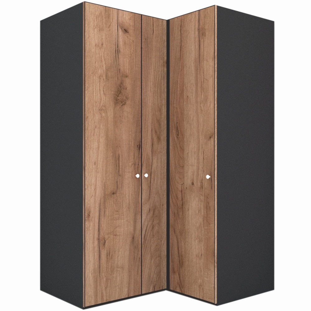 Dulap de Colt Genarom LEX Model B, Decor K004, 145-117 x 218 x 66 cm