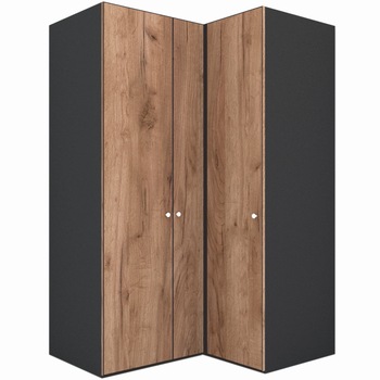 Dulap de Colt Genarom LEX Model B, Decor K004, 145-117 x 218 x 66 cm Dulap de Colt Genarom LEX Model B, Decor K004, 145-117 x 218 x 66 cm