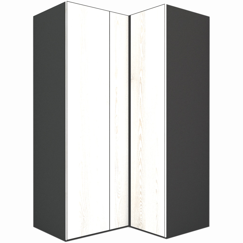 Dulap de Colt Genarom LEX Model B, Decor K010, 145-117 x 240 x 66 cm