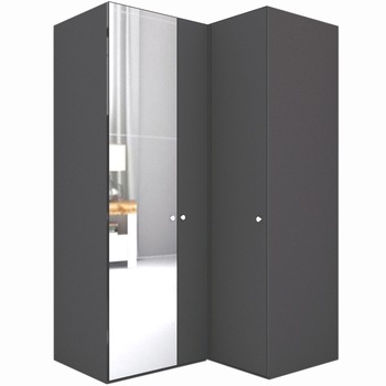 Dulap de Colt Genarom LEX Model B, Decor 0164 / Oglinda, 145-117 x 240 x 66 cm Dulap de Colt Genarom LEX Model B, Decor 0164 / Oglinda, 145-117 x 240 x 66 cm