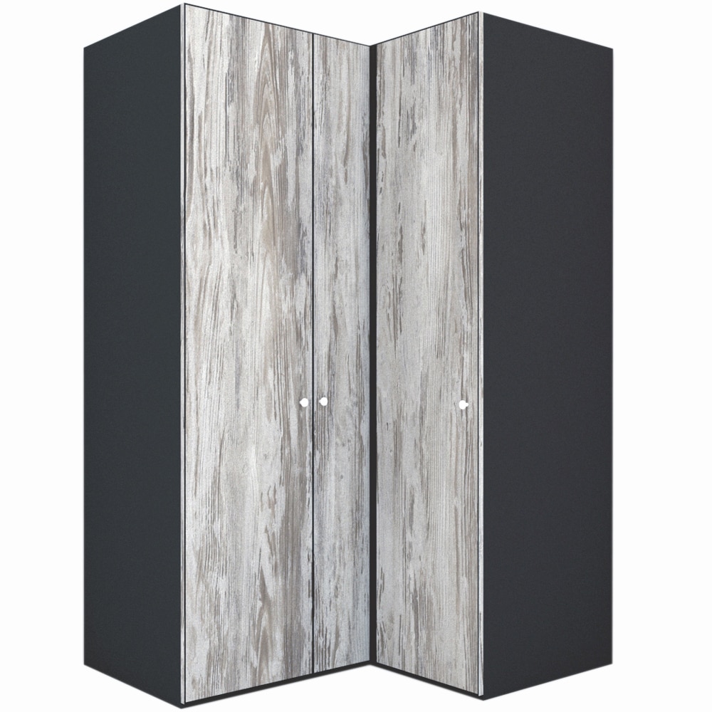 Dulap de Colt Genarom LEX Model B, Decor K084, 145-117 x 240 x 66 cm
