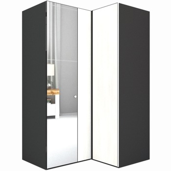 Dulap de Colt Genarom LEX Model B, Decor 8508 / Oglinda, 145-117 x 240 x 66 cm Dulap de Colt Genarom LEX Model B, Decor 8508 / Oglinda, 145-117 x 240 x 66 cm