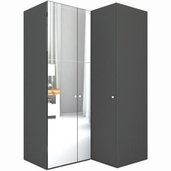 Dulap de Colt Genarom LEX Model B, Decor 0164 O / Oglinda, 145-117 x 240 x 66 cm Dulap de Colt Genarom LEX Model B, Decor 0164 O / Oglinda, 145-117 x 240 x 66 cm