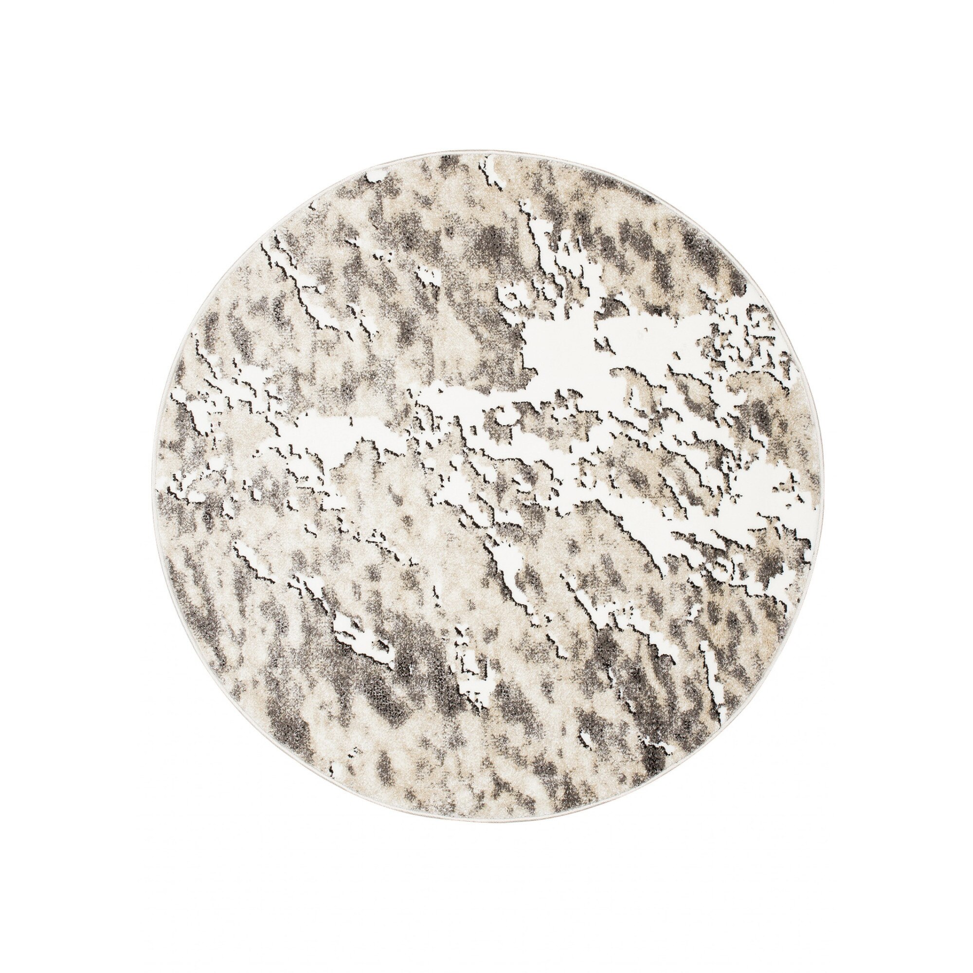 Covor Breeze Round Modern Cream Soft Color 31012/44945 Alb 150x150