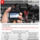 Tester diagnoza auto, Sundiguer®, 8 Limbi, Citire baterie, testare a bateriei, test de pornire, test de incarcare, 12V, Negru