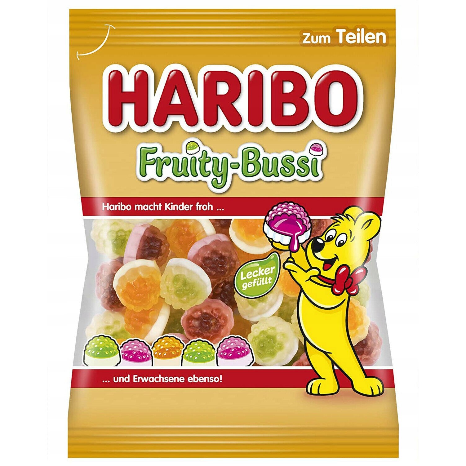 Jeleuri, Haribo, Fruity Bussi, Aroma fructe, 200G