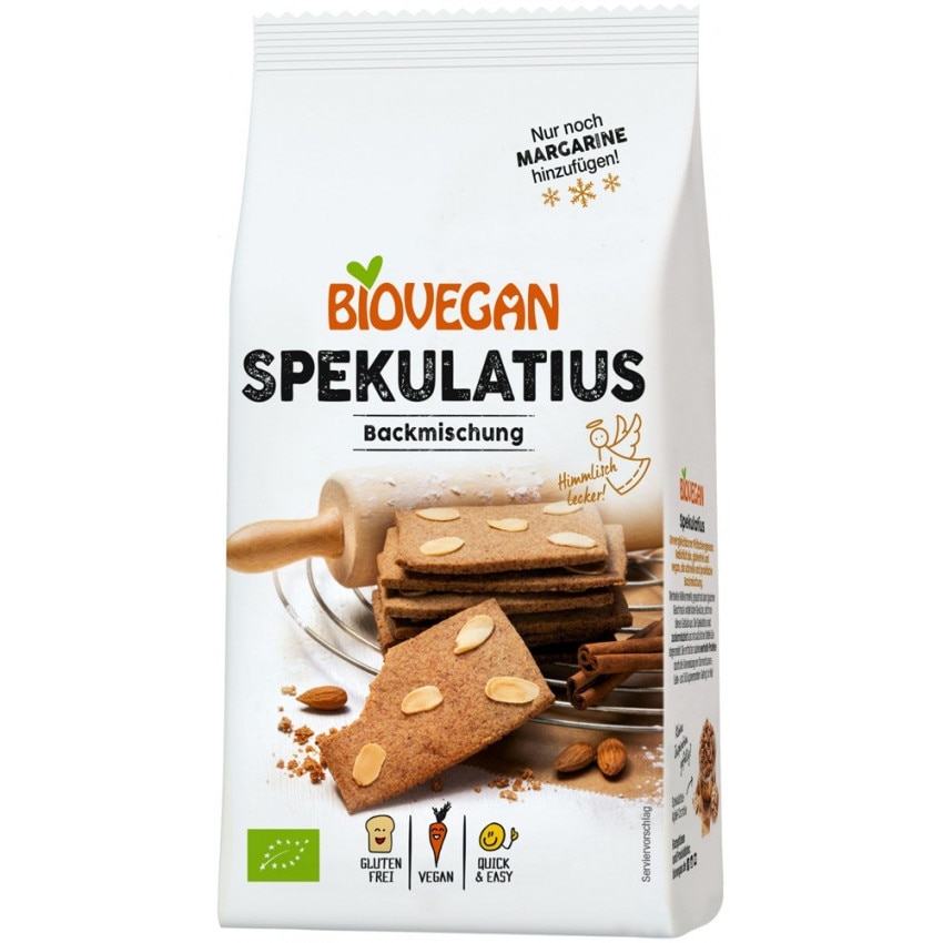 Premix bio pentru biscuiti Spekulatius 180 g, Biovegan