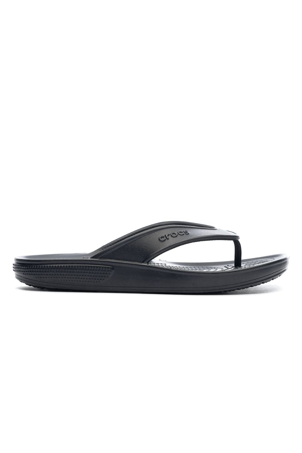 Slapi Crocs, Classic II Flip, Material sintetic, Negru, 46-47 EU