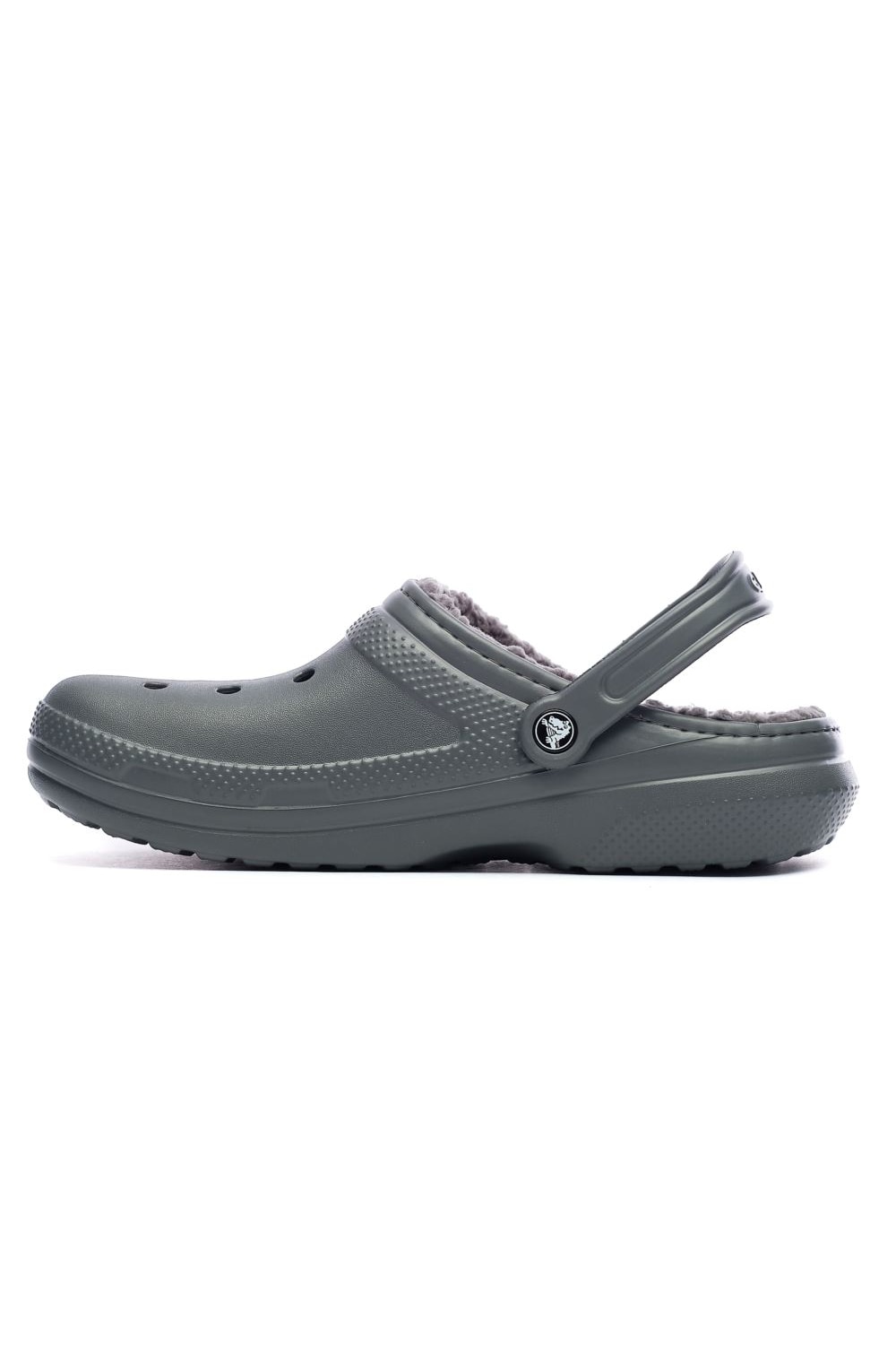 Сабо Crocs, Classic Lined Clog, Синтетичен материал, Сиво - eMAG.bg