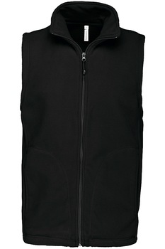 Vesta fleece barbati, Kariban Luca K913, Negru