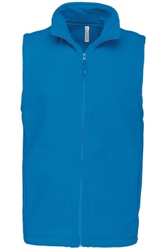 Vesta fleece barbati, Kariban Luca K913, Tropical Blue Vesta fleece barbati, Kariban Luca K913, Tropical Blue