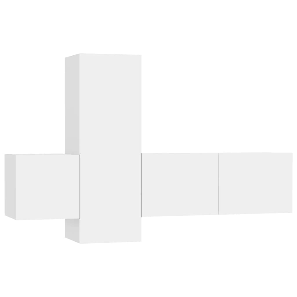 Comoda, TV vidaXL, PAL, 80 x 30 x 30 cm, Alb