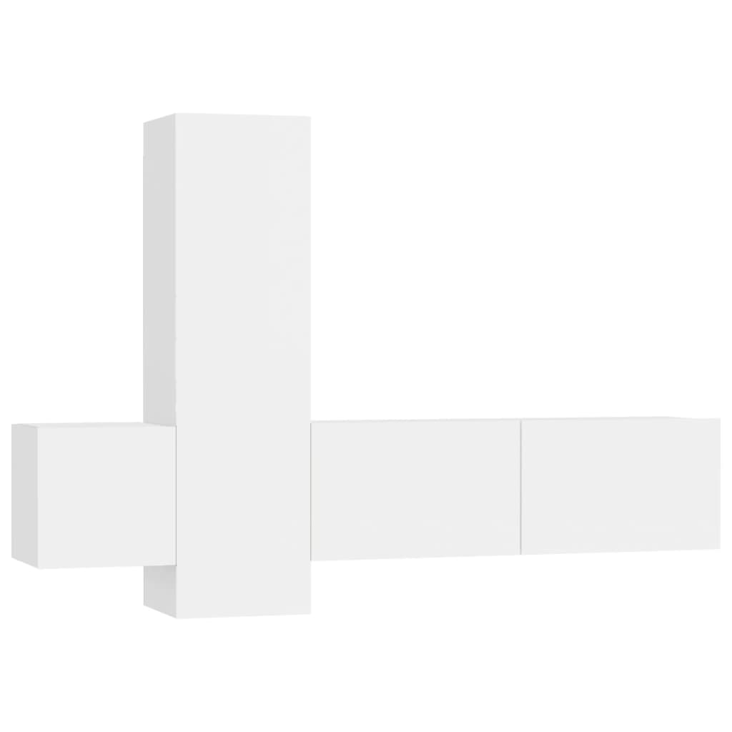 Comoda, TV vidaXL, PAL, 100 x 30 x 30 cm, Alb