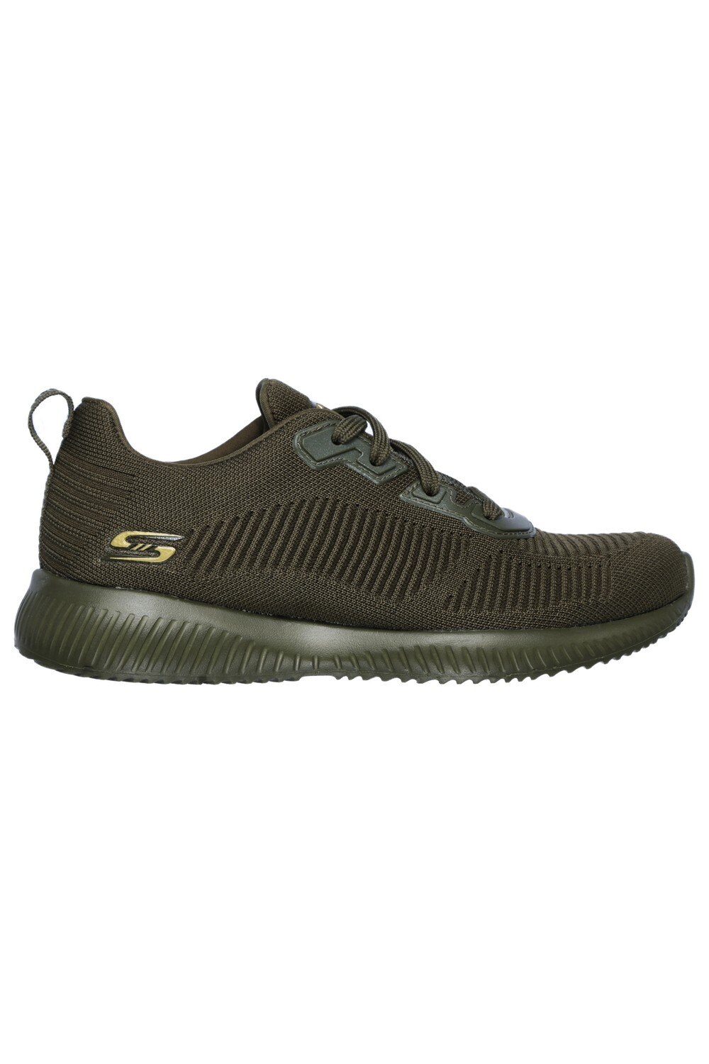 Tenisi femei Bobs Squad Tough Talk, Skechers, Kaki, 39 EU