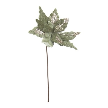 Craciunita artificiala velur verde 29x50 cm Craciunita artificiala velur verde 29x50 cm