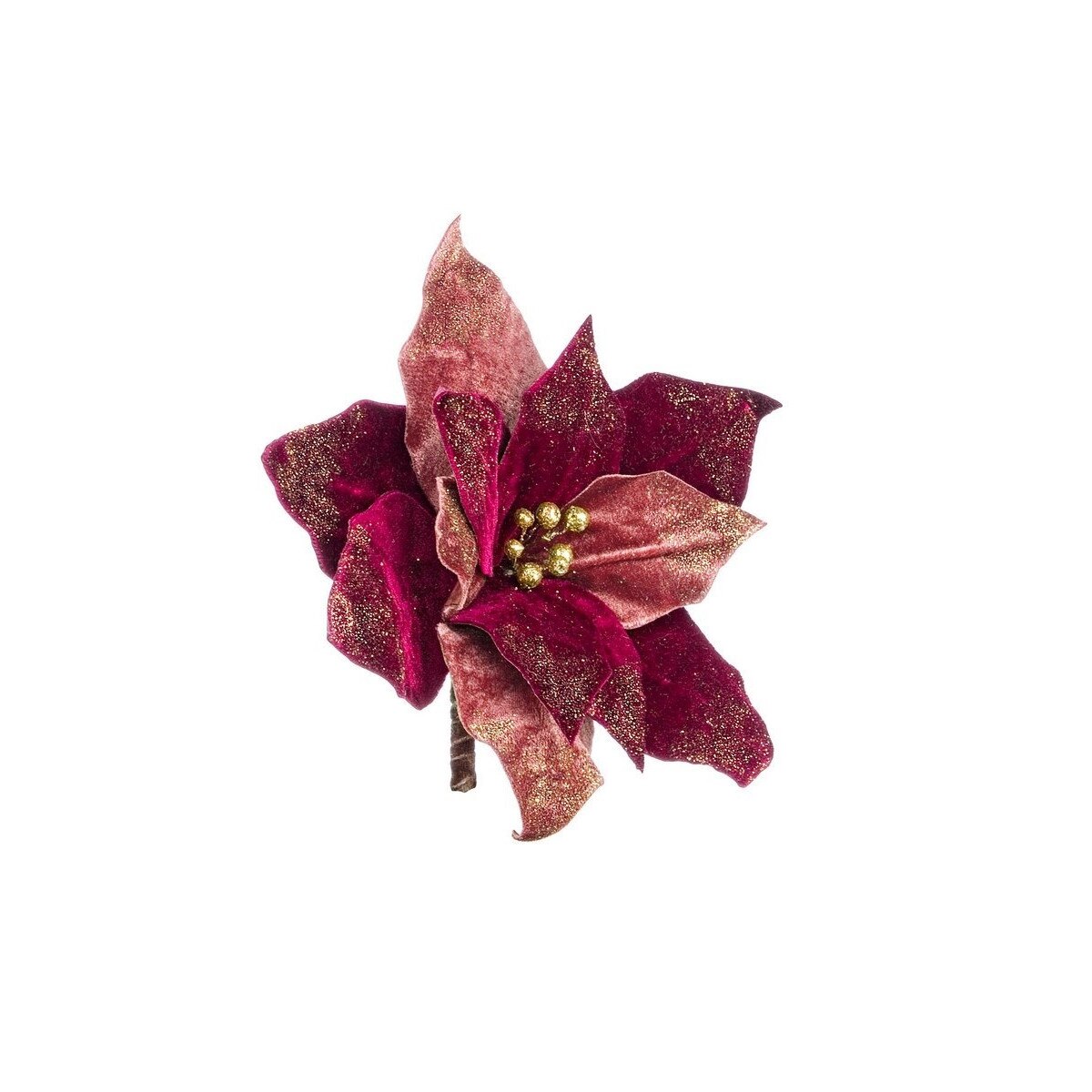 Craciunita artificiala rosie Holiday 25x25x16 cm