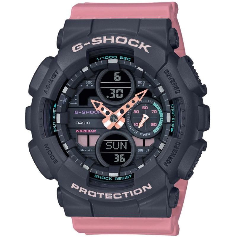Ceas dama Casion, G-Shock, 2 ATM, Roz/Negru