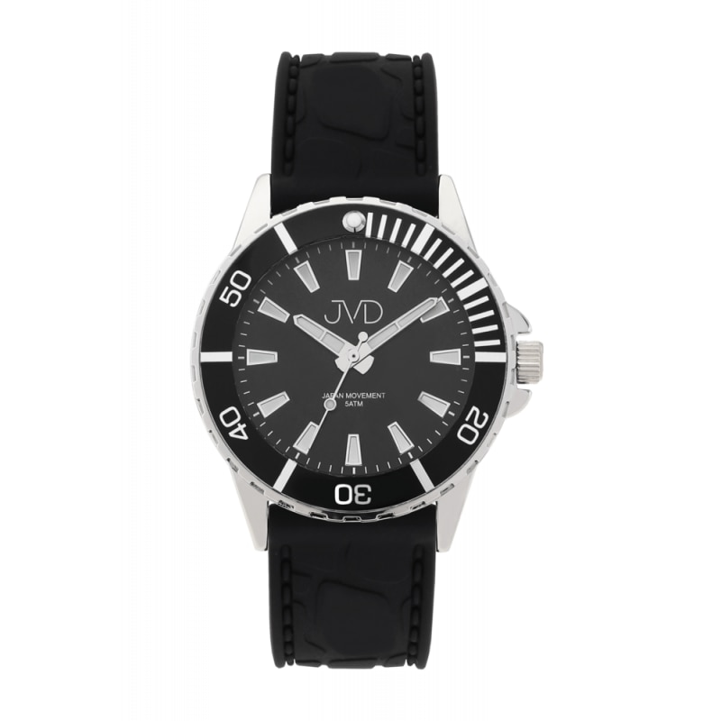 Ceas pentru copii JVD, 5 ATM, Negru