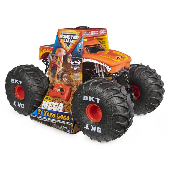 Masinuta cu telecomanda Monster Jam Mega El Toro 73 cm