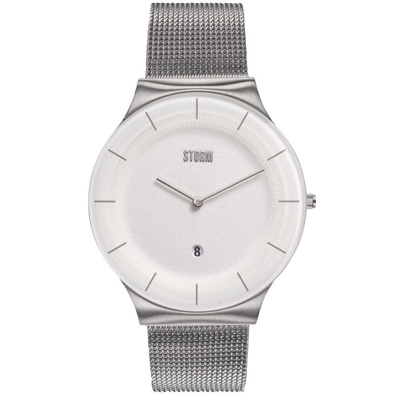 Ceas Storm, Xenu Mesh 47475 / W, Argintiu/Alb