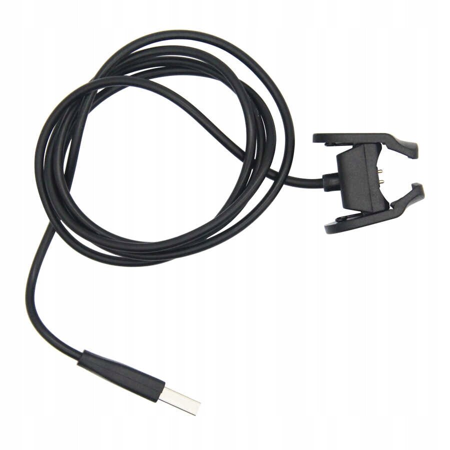 Cablu de incarcare pentru Xiaomi Mi Band 5/6, USB, Negru, 100cm