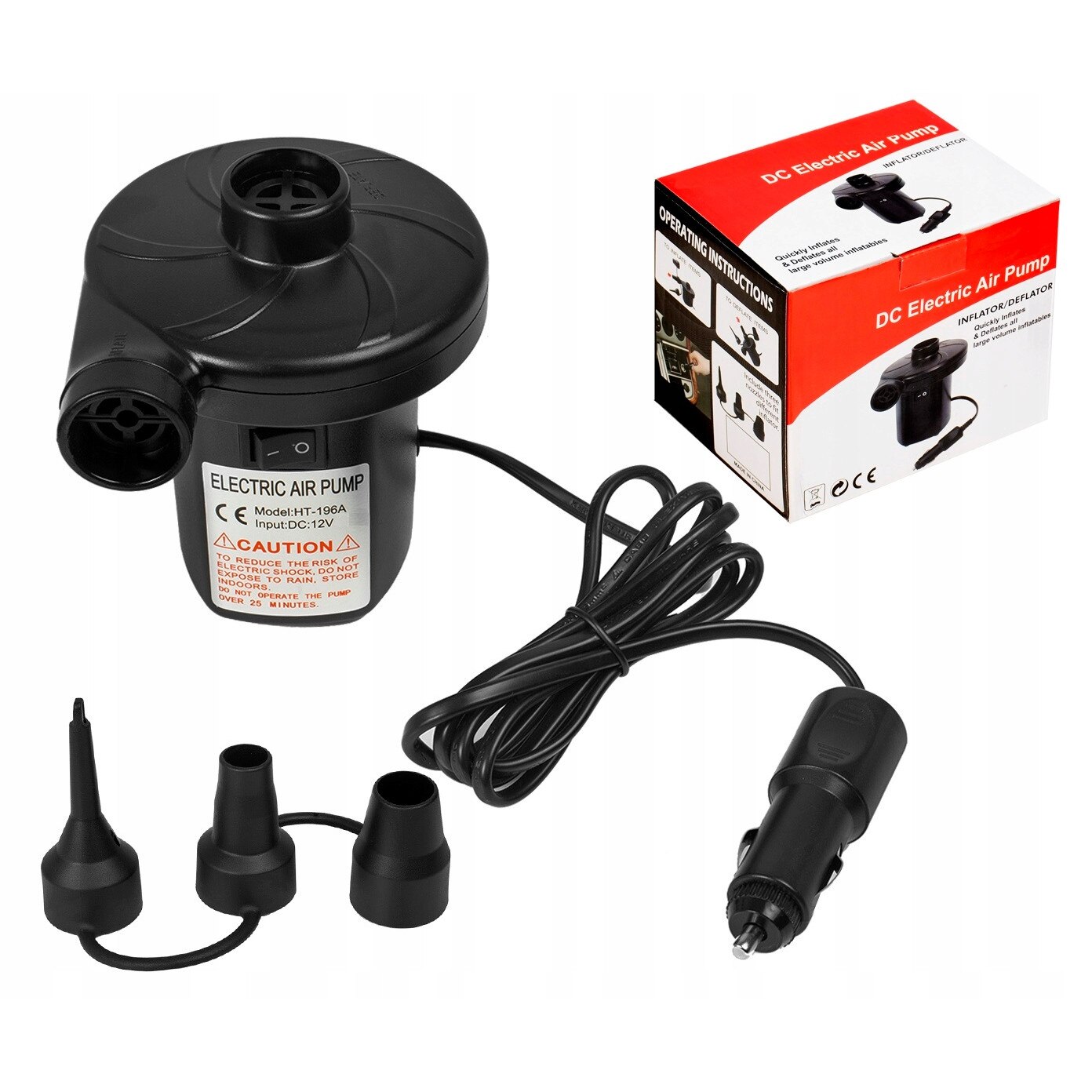 Pompa umflare, Electrica, 12V