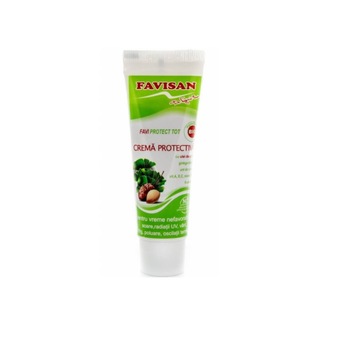 Crema protectiva cu ingrediente Bio, Favisan, 50 ml Crema protectiva cu ingrediente Bio, Favisan, 50 ml