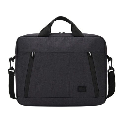 Geanta Case Logic HUXA213, pentru laptop de maxim 13 inch, waterproof, poliester, Negru