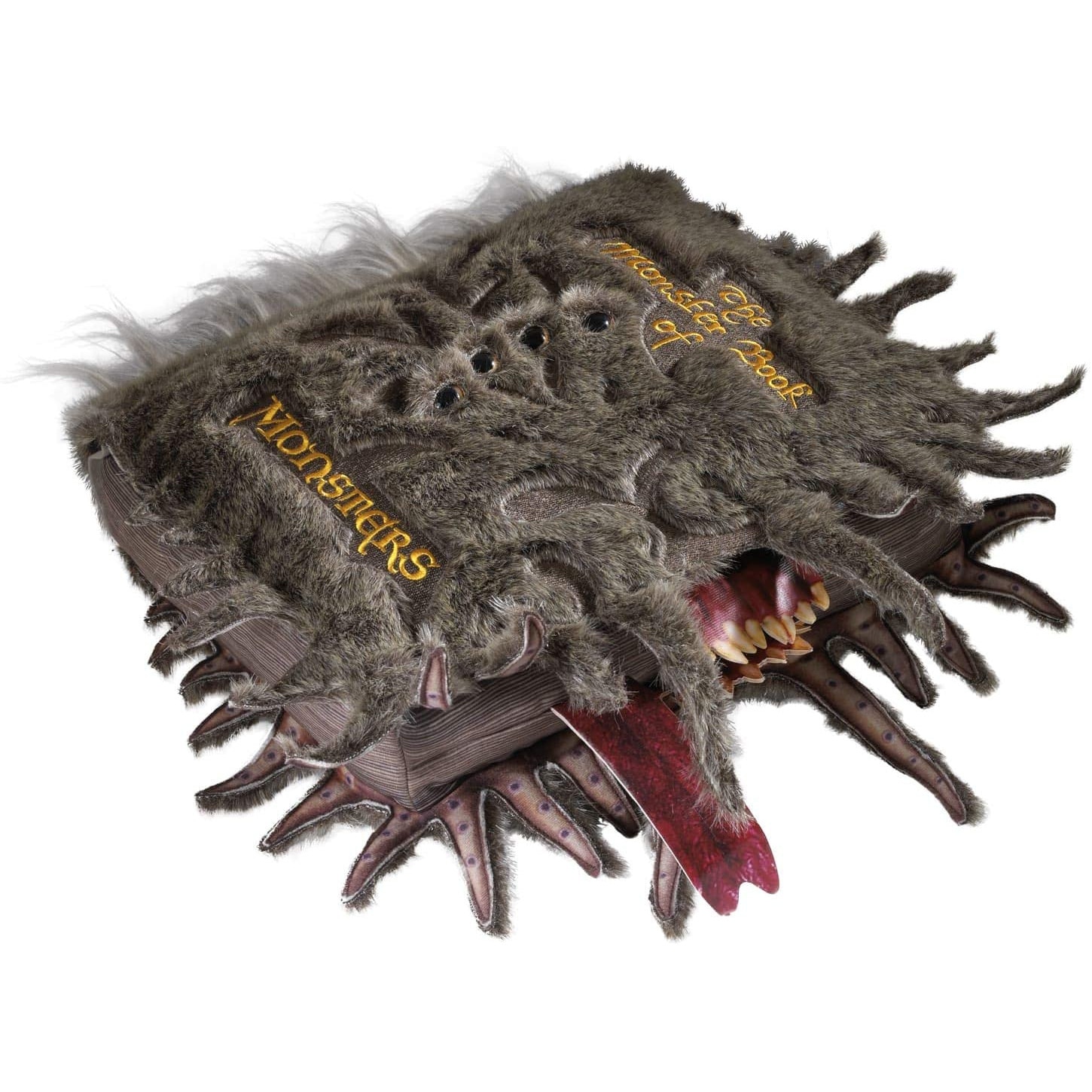 Jucarie de plus - Monster Book, 33 cm, Gri, Plus