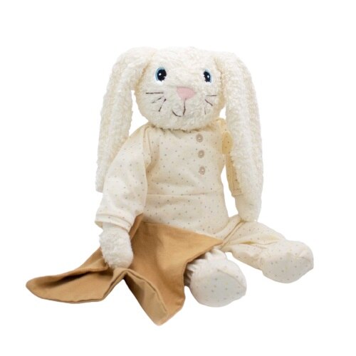 Jucarie de Plus Hugzzeee Friends Iepuras Cream 43 x 15 cm