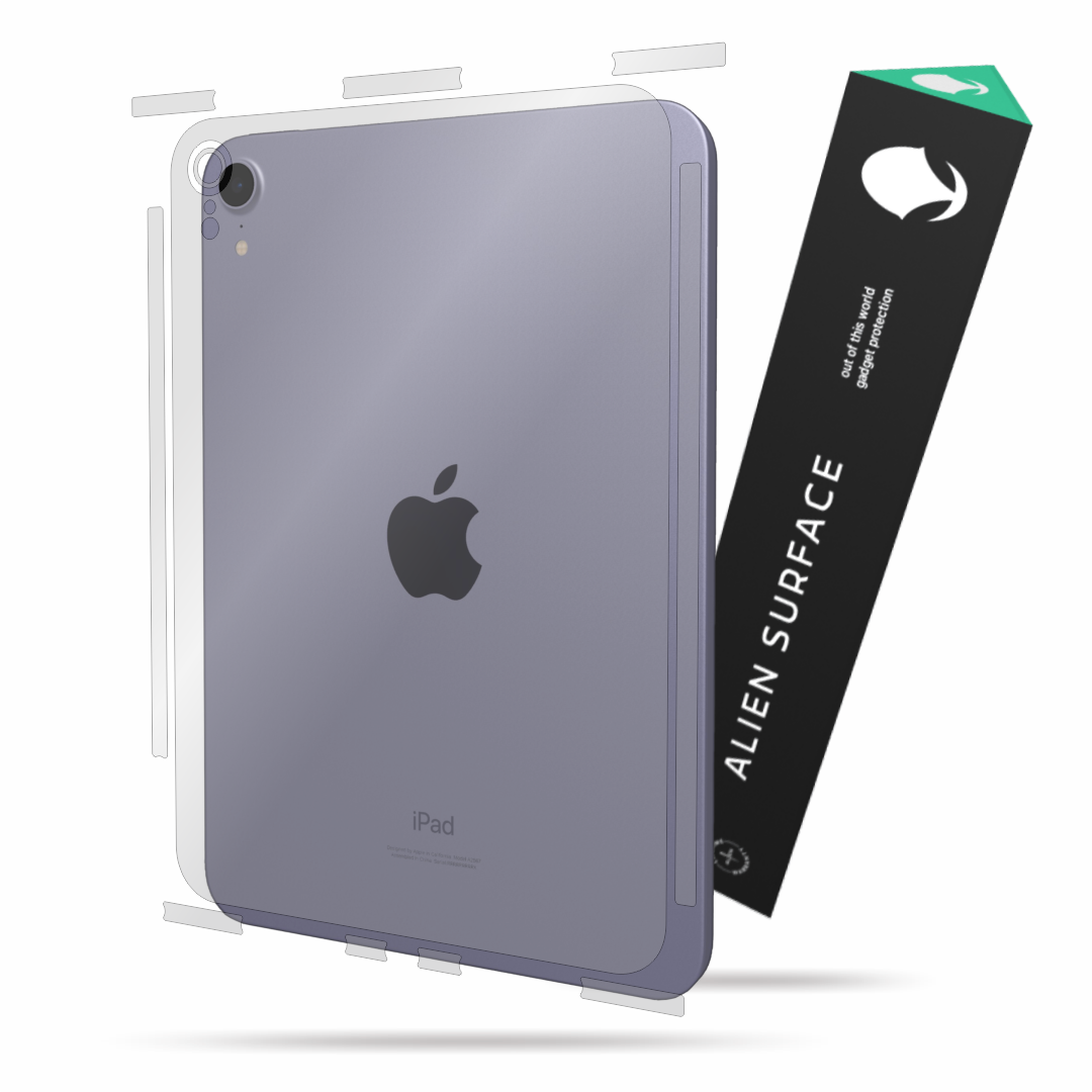 Folie Alien Surface, compatibil cu Apple iPad Mini 6 (2021), protectie spate, laterale