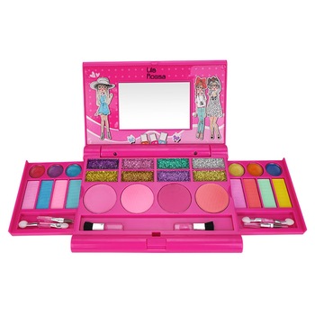 Trusa beauty Hi Lila Rossa girls, makeup copii, solubil in apa, trendy girl, pentru copii de minimum 5 ani Trusa beauty Hi Lila Rossa girls, makeup copii, solubil in apa, trendy girl, pentru copii de minimum 5 ani