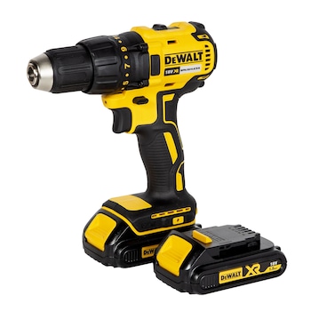 Masina de gaurit DeWalt, pe acumulator, 18 V, 1.5 Ah, 2 acumulatori inclusi Masina de gaurit DeWalt, pe acumulator, 18 V, 1.5 Ah, 2 acumulatori inclusi