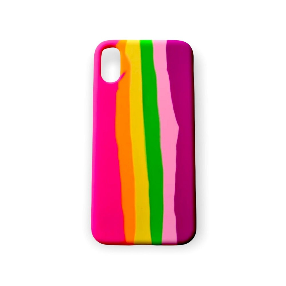 Husa de telefon Multicolor, carcasa de silicon, ML-1299, Iphone X/XS