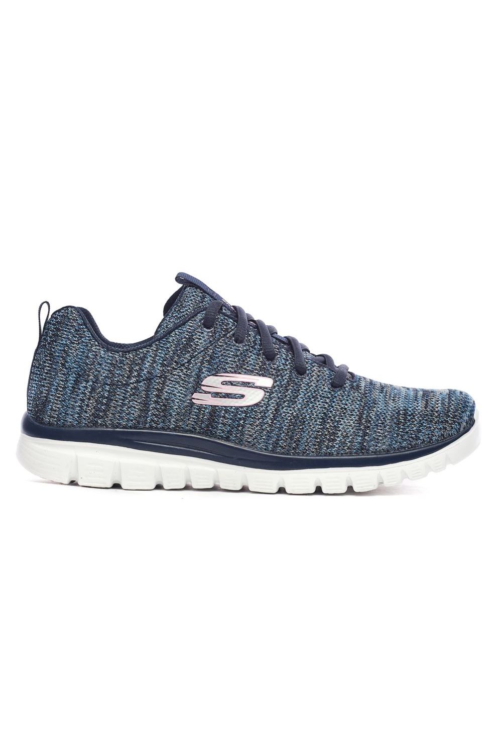 Pantofi sport dama, Skechers, Textil, Multicolor, Multicolor