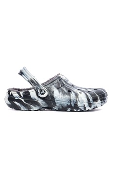Saboti Crocs, Classic Lined Marbled Clog, Material sintetic, Multicolor, 39-40 EU Saboti Crocs, Classic Lined Marbled Clog, Material sintetic, Multicolor, 39-40 EU