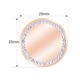 Martisor Brosa Inox Banut Pietre Constelatie Balanta Rose Gold