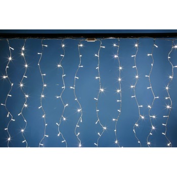 Instalatie perdea lumini digitala Craciun, Hoff, 384 Led-uri albe, 3 x 1 m, controler, interior / exterior Instalatie perdea lumini digitala Craciun, Hoff, 384 Led-uri albe, 3 x 1 m, controler, interior / exterior