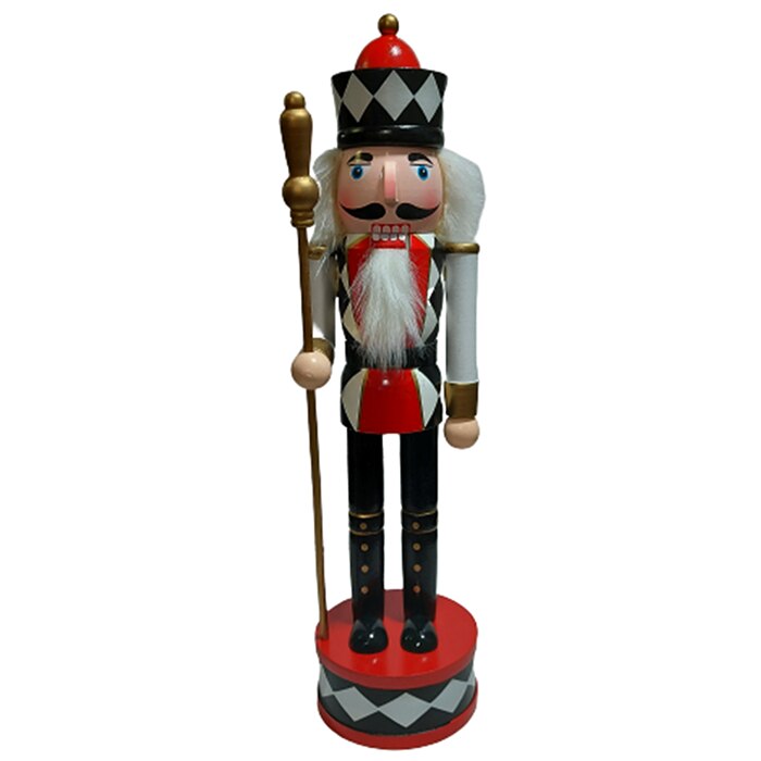 Spargator de nuci Gustav Nutcracker 38cm, Multicolor, Lemn