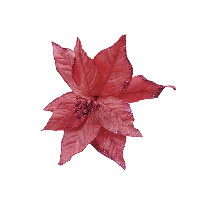 Ornament brad craciunita roz Hot Chrissy 17cm